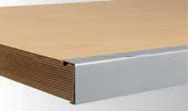 Multiplex mit Stahlkante 50 mm  - Tischplatten für Arbeitstische